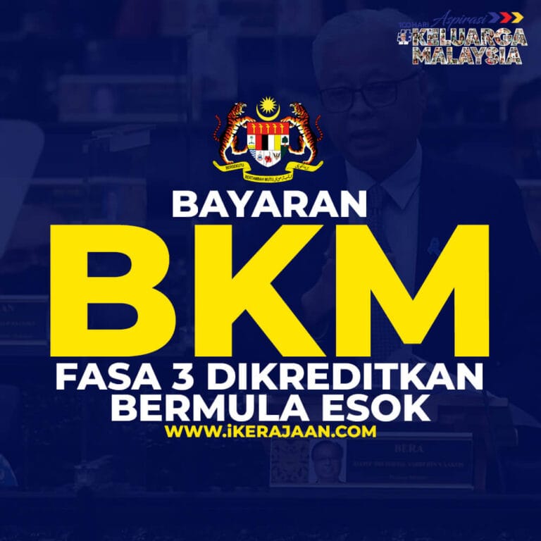 Bayaran Bkm Fasa Dikreditkan Bermula Esok