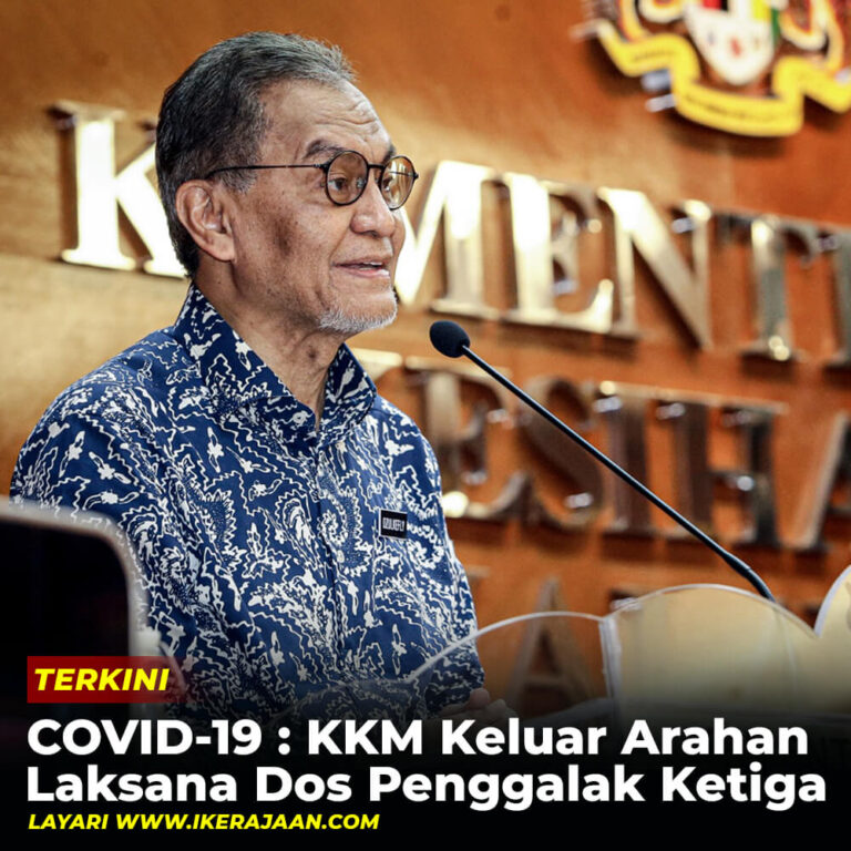 Covid Kkm Keluar Arahan Laksana Dos Penggalak Ketiga