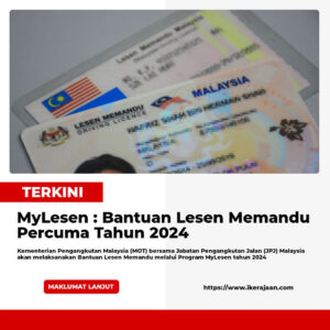 Mylesen Bantuan Lesen Memandu Percuma Tahun