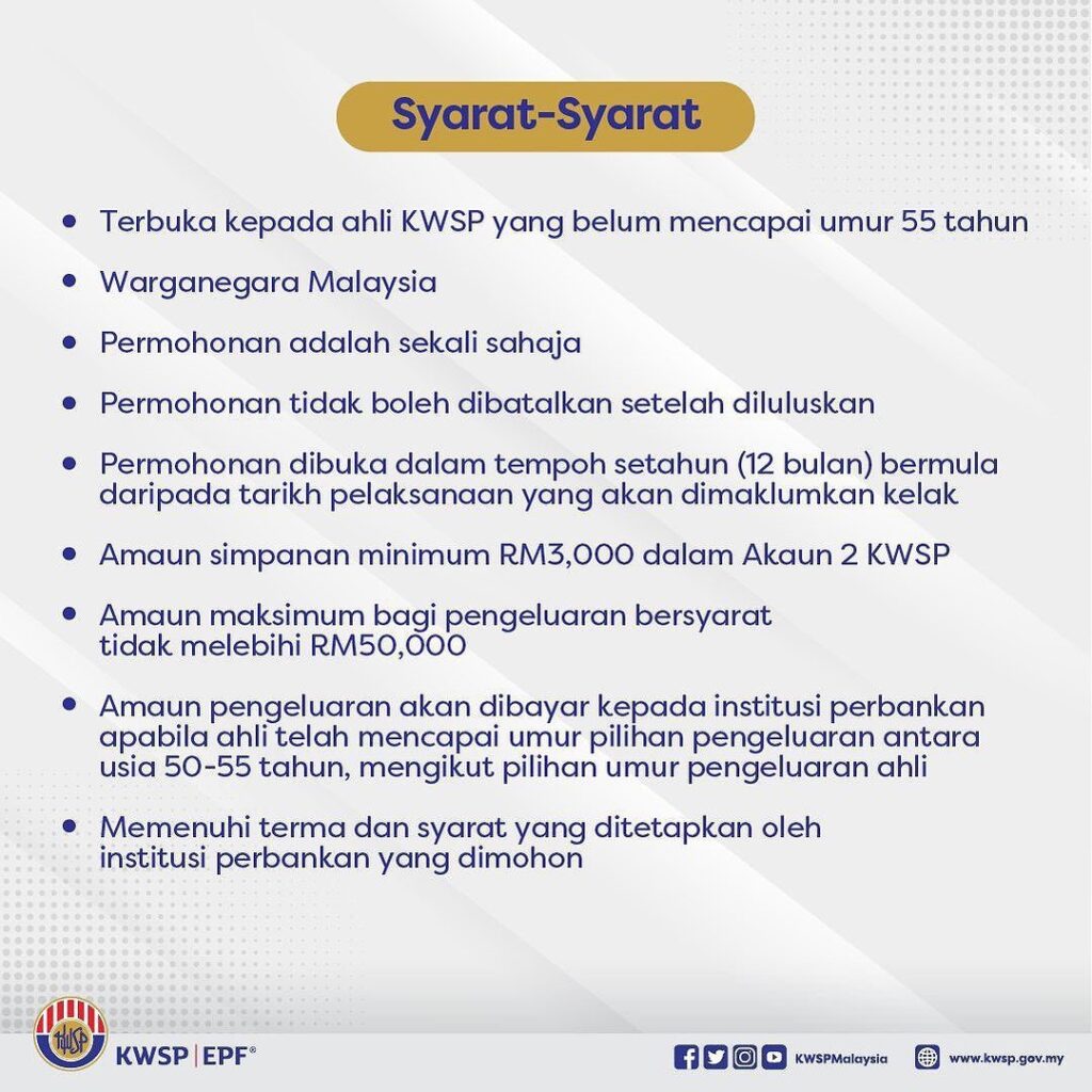 Pengeluaran Simpanan KWSP RM10000