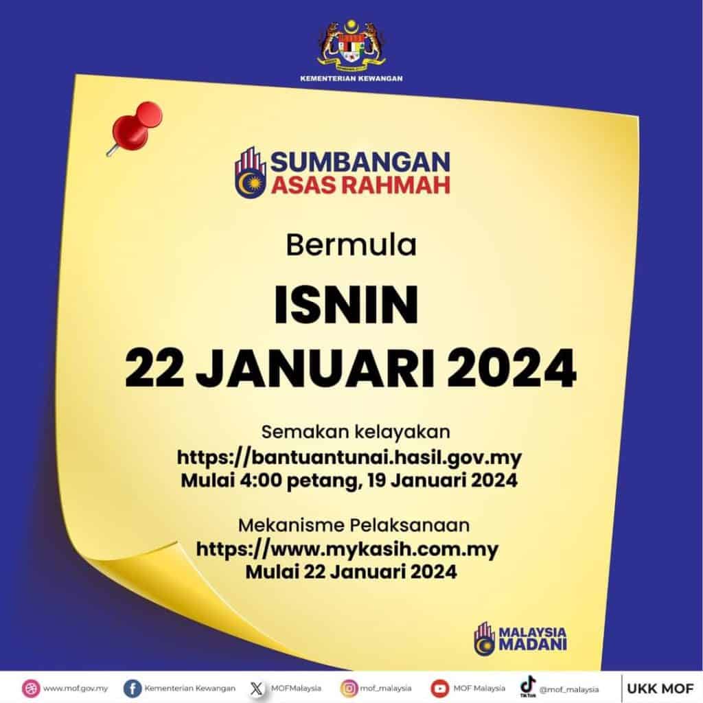 Bantuan Barang Dapur 2024