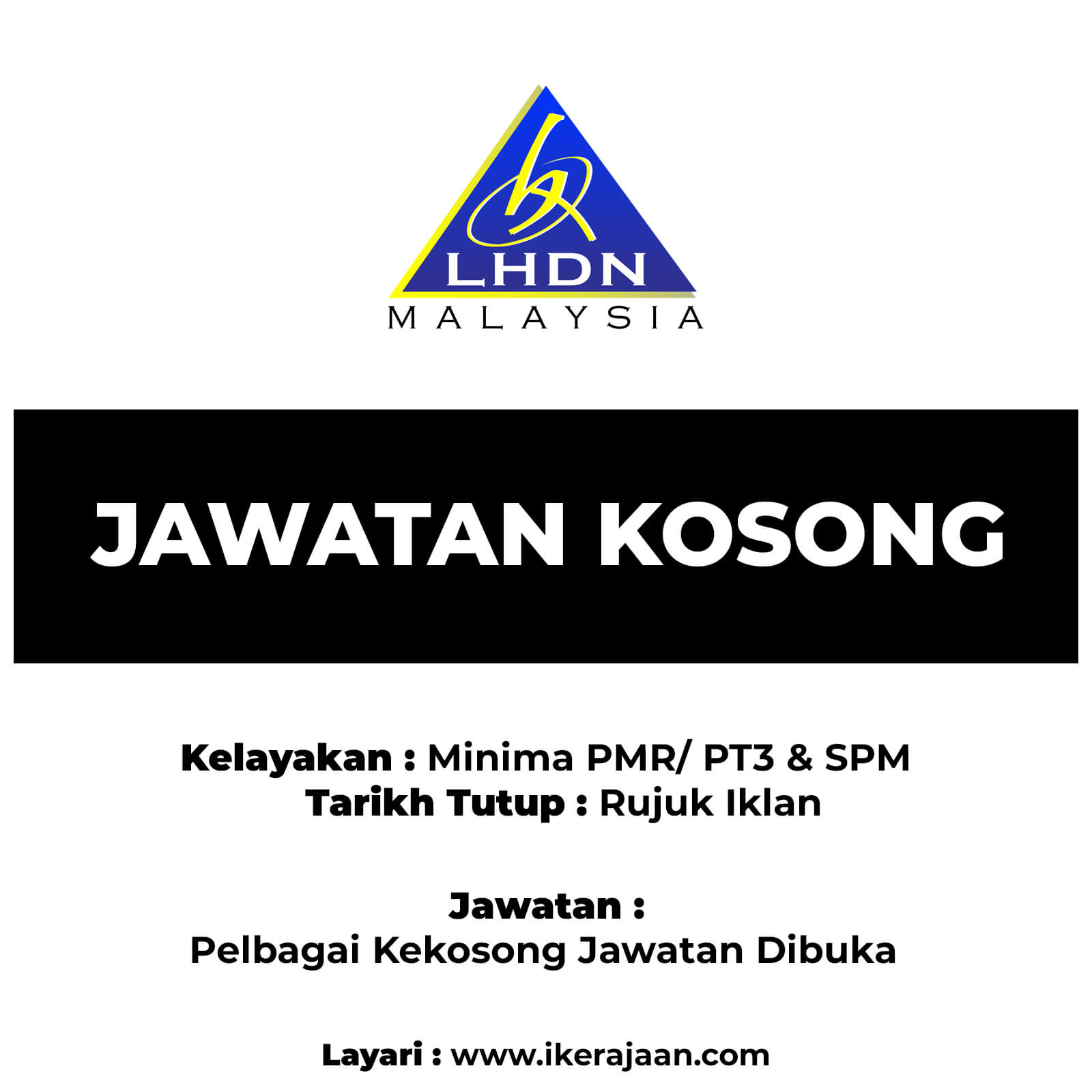 Jawatan Kosong LHDN