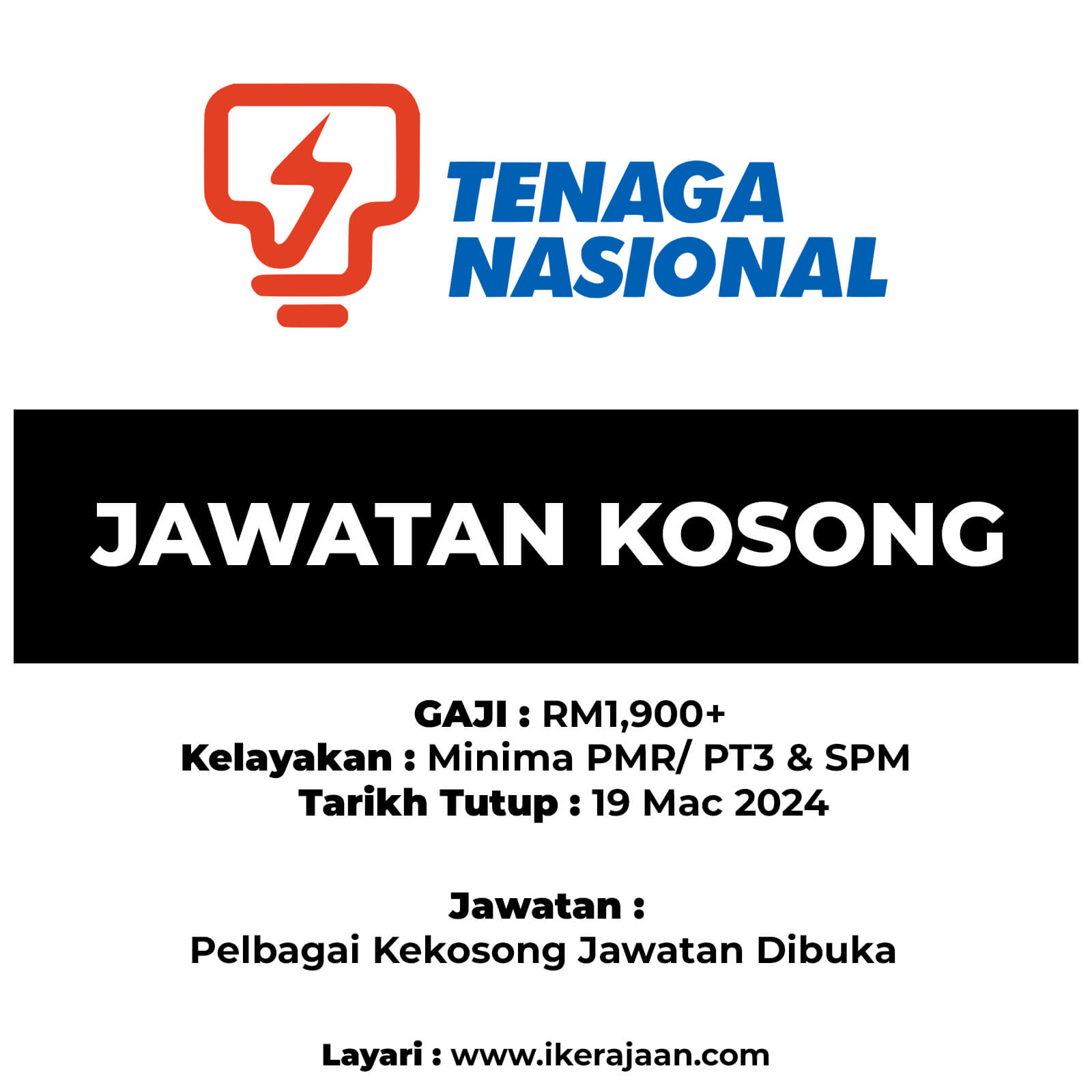 Jawatan Kosong 2024 TNB