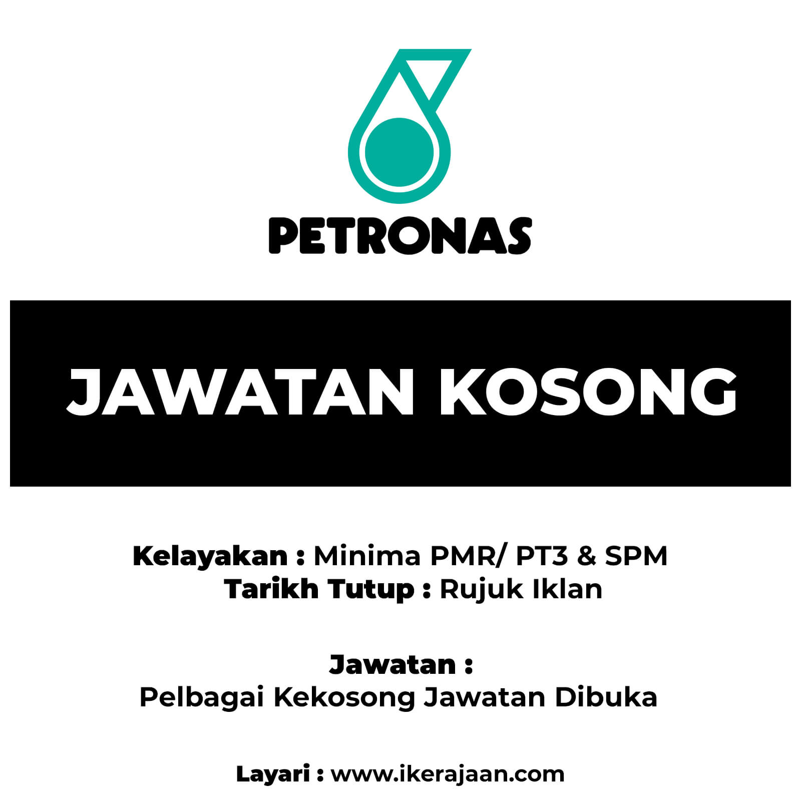 Jawatan Kosong Terkini PETRONAS