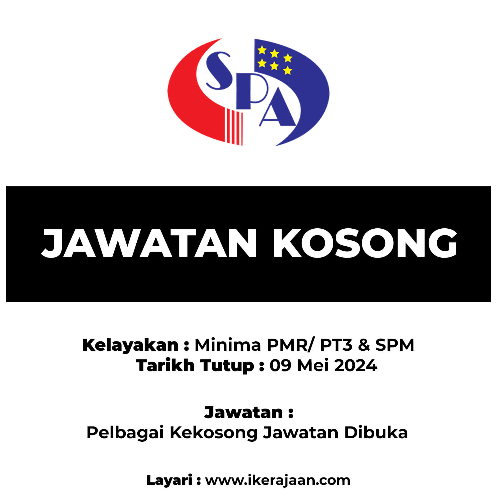 Jawatan Kosong SPA 2024