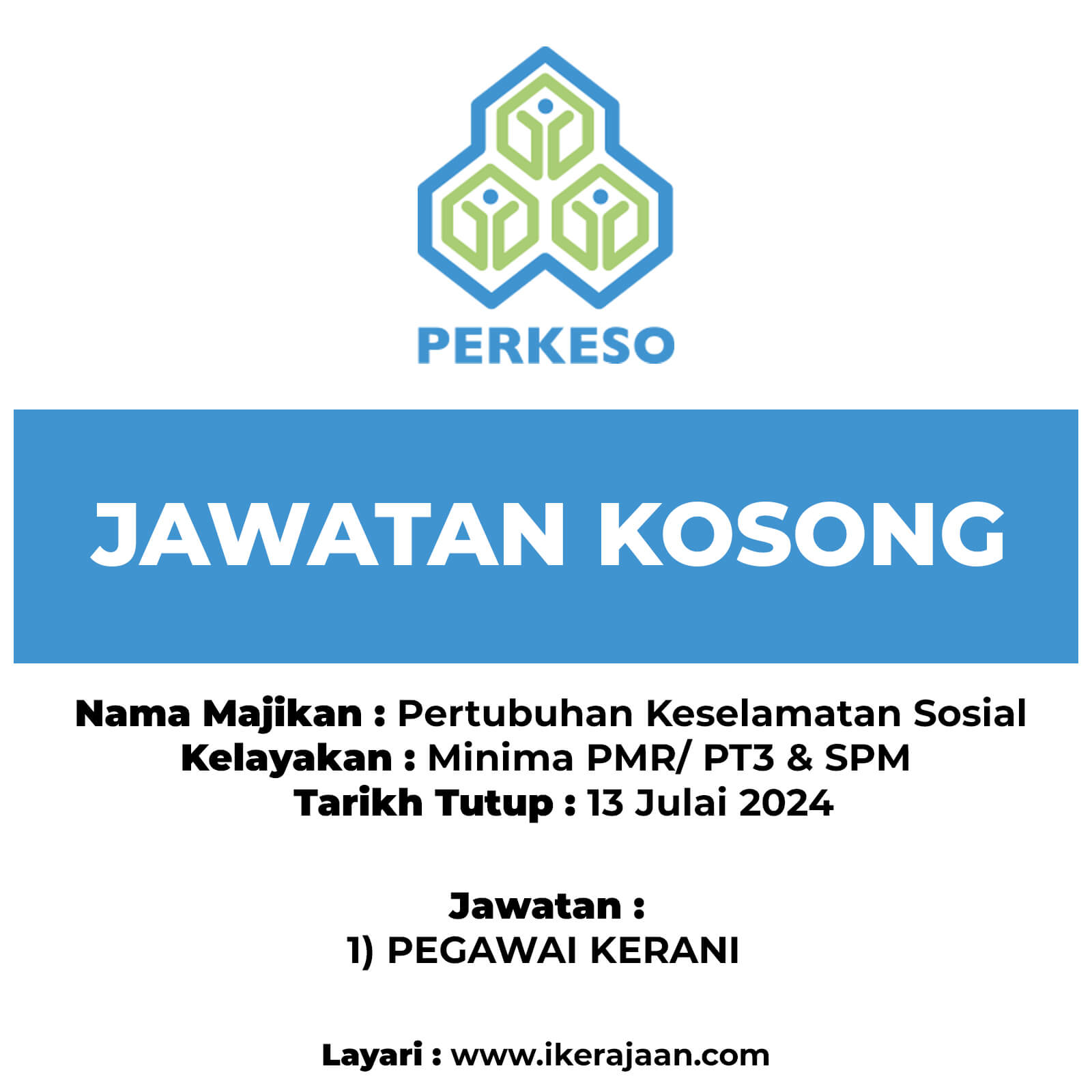 Jawatan Kosong Pertubuhan Keselamatan