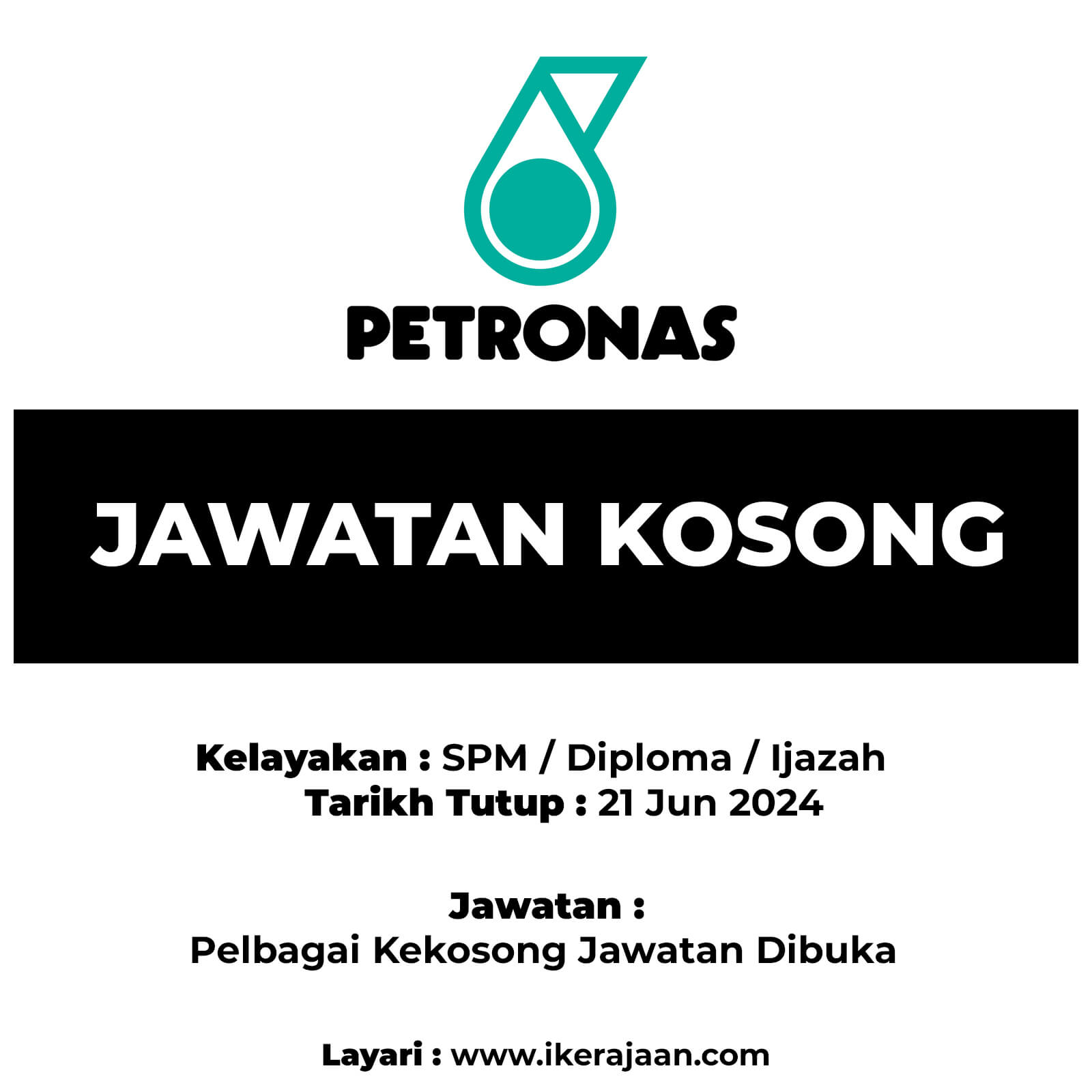 Jawatan Kosong Petronas 2024