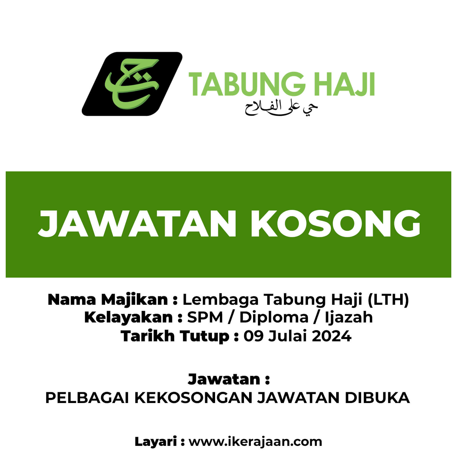 Jawatan Kosong Terkini Lembaga