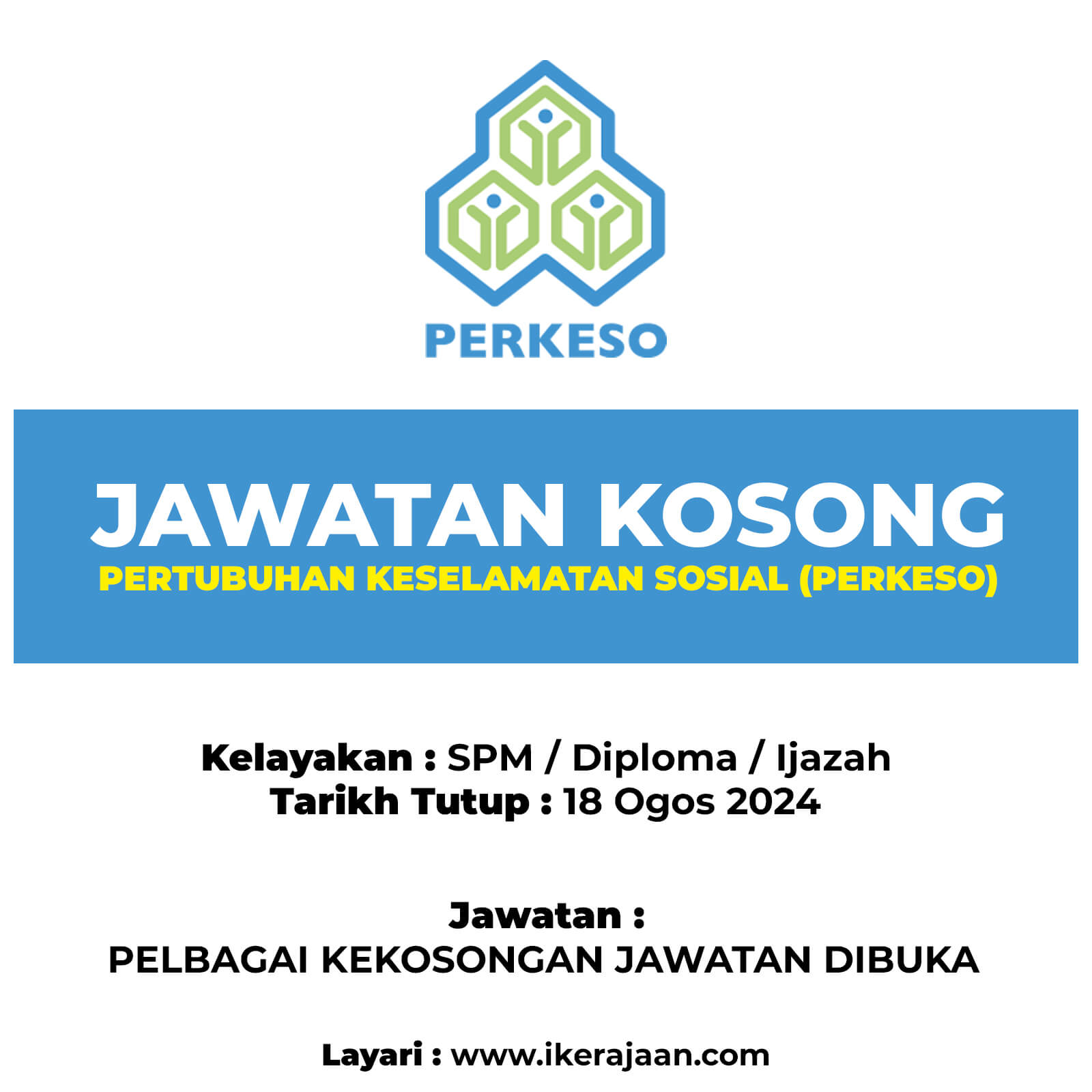 Jawatan Kosong 2024 Pertubuhan