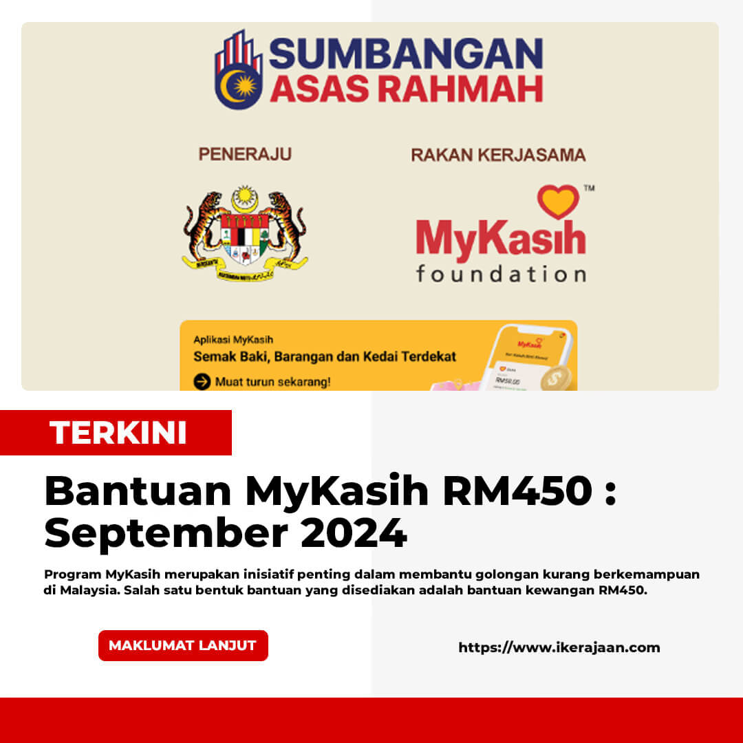 Bantuan MyKasih RM450