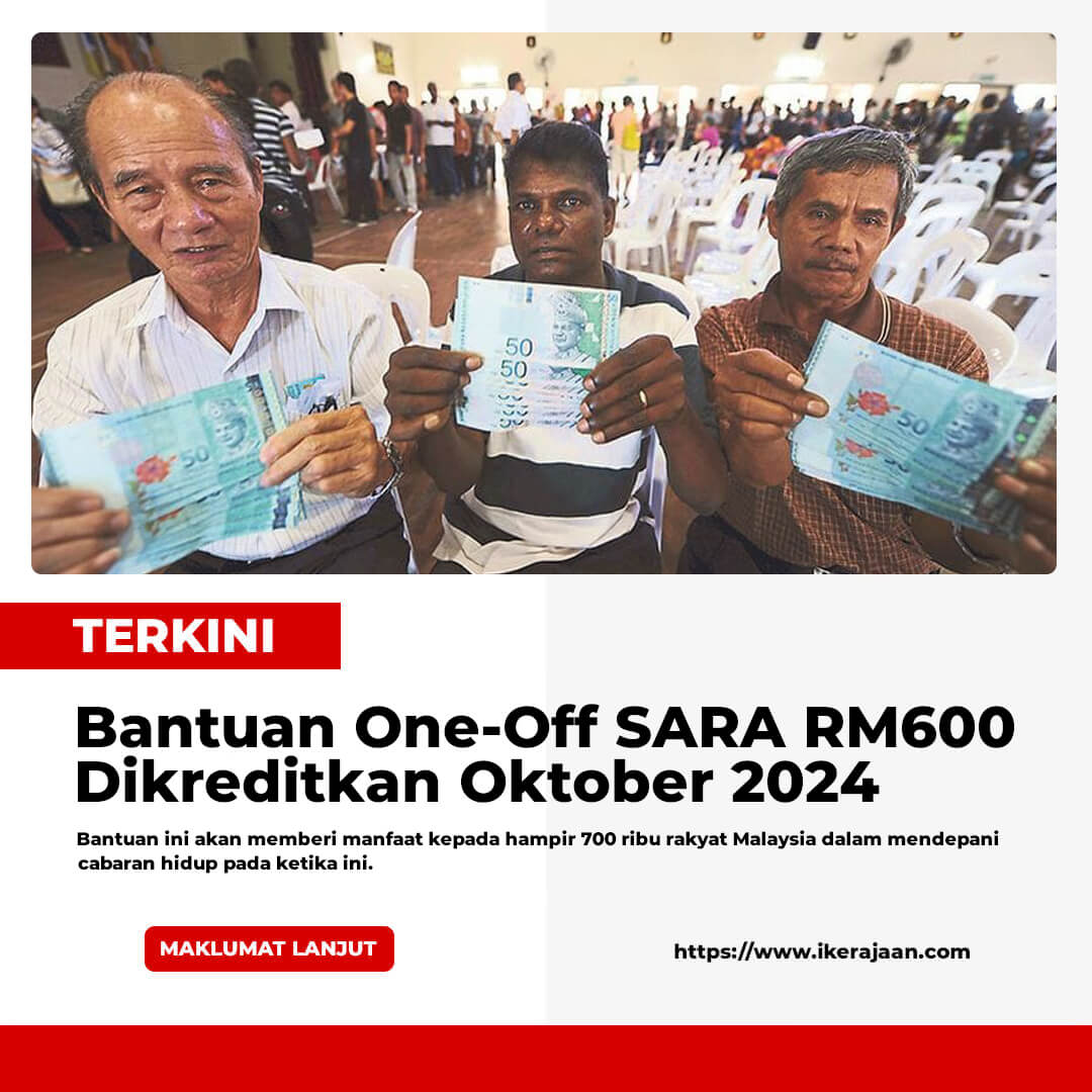 Bantuan One-Off SARA RM600