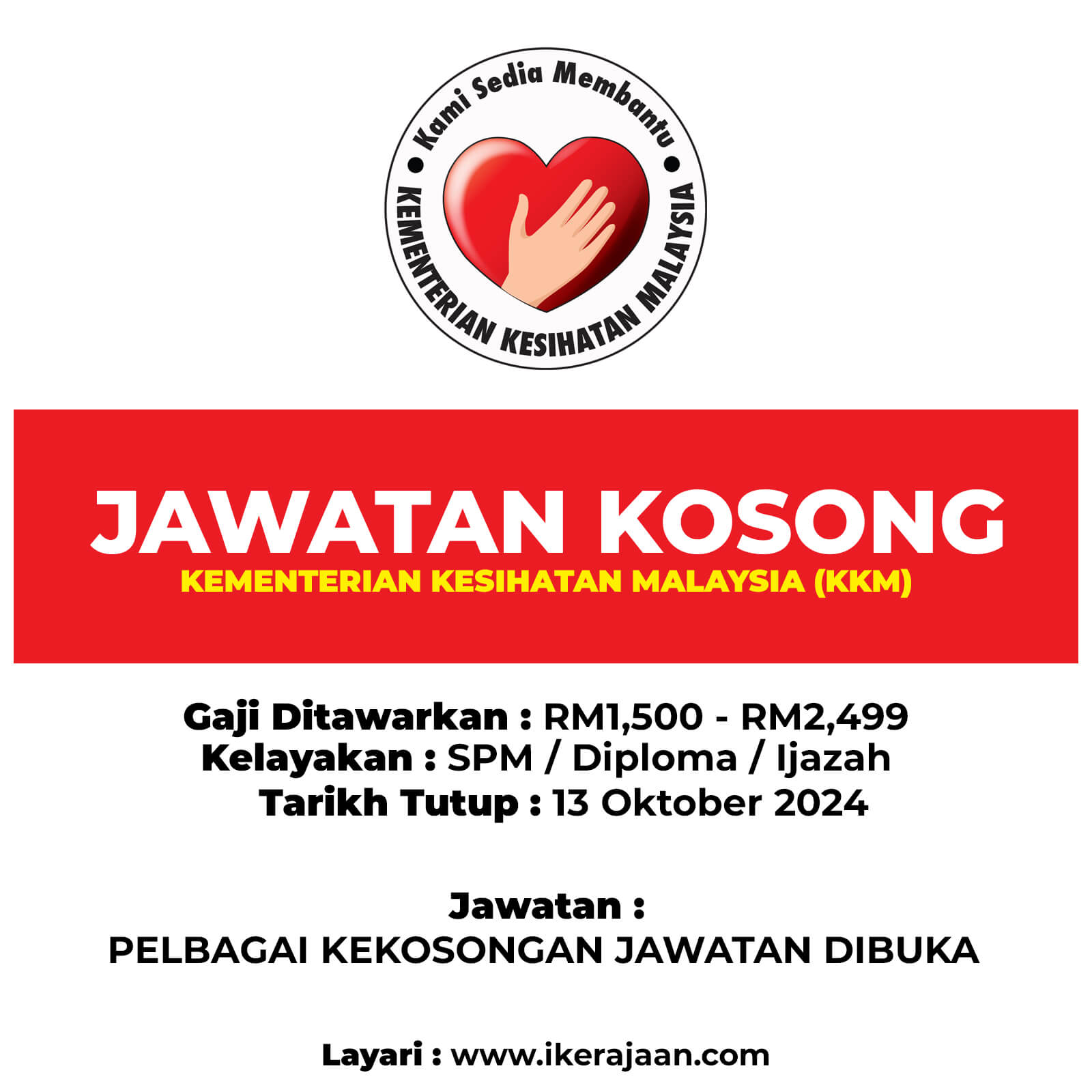 Jawatan Terkini KKM