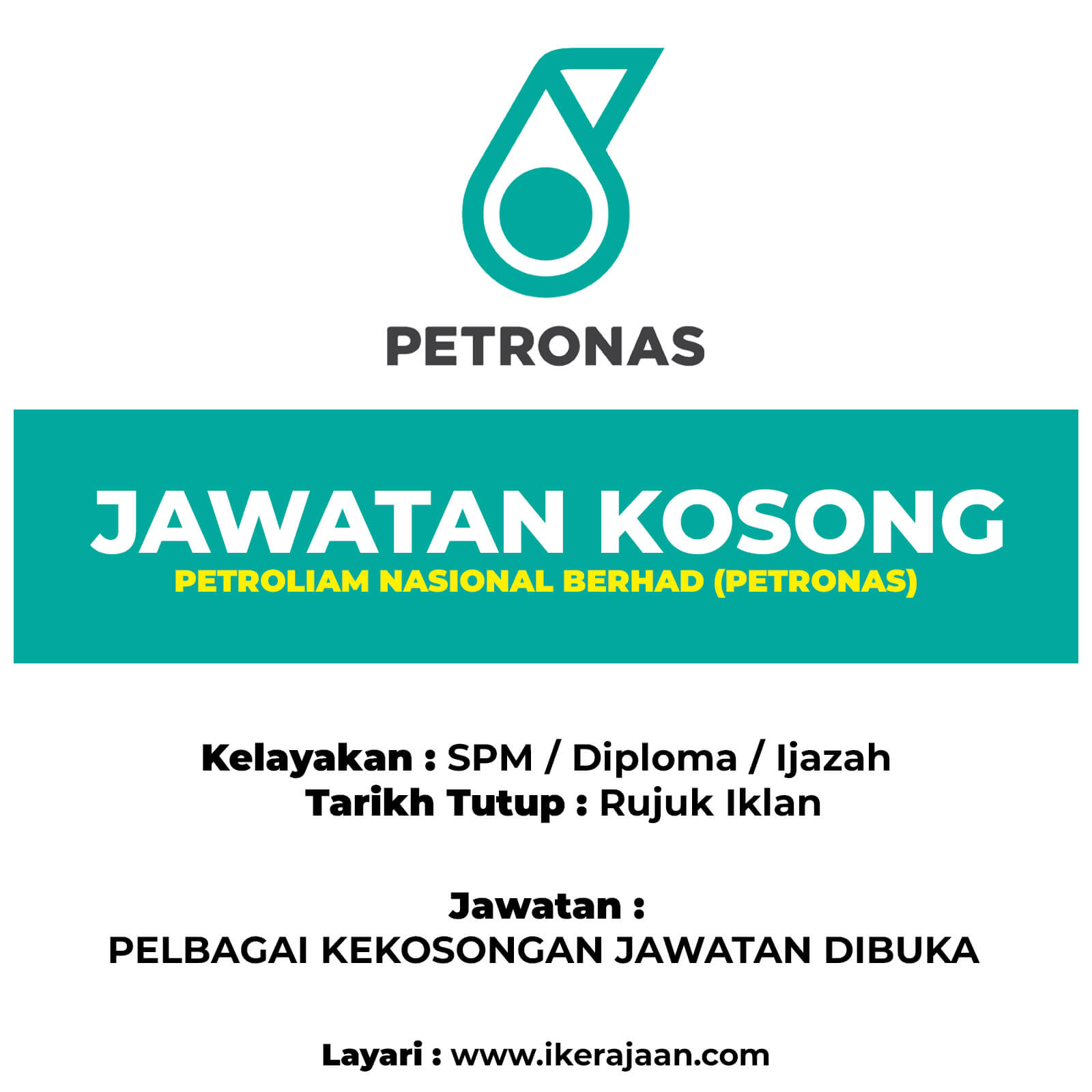 Jawatan Kosong Petroliam Nasional