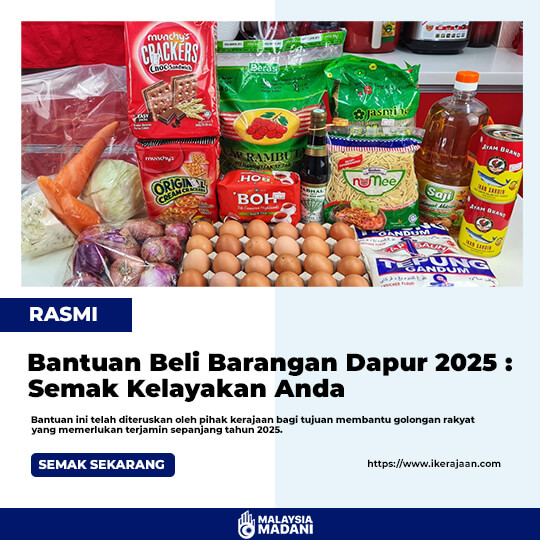 Bantuan Beli Barangan Dapur