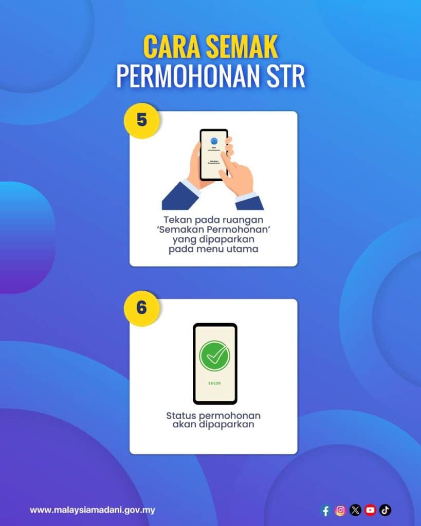 Jadual Bayaran STR 2025