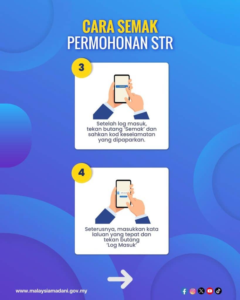 Jadual Bayaran STR 2025