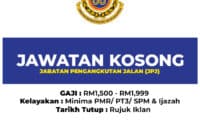 Jawatan Kosong Jabatan Pengangkutan