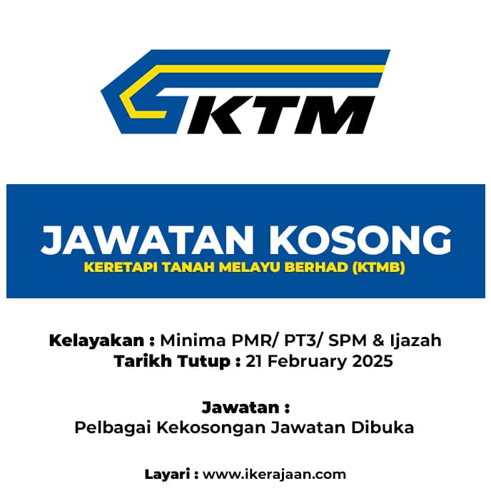 Jawatan Kosong Semasa Keretapi