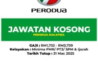 Jawatan Kosong Semasa Perodua